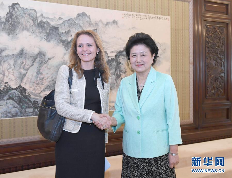 （XHDW）劉延?xùn)|會見世界反興奮劑機構(gòu)副主席、挪威文化大臣琳達·海勒蘭