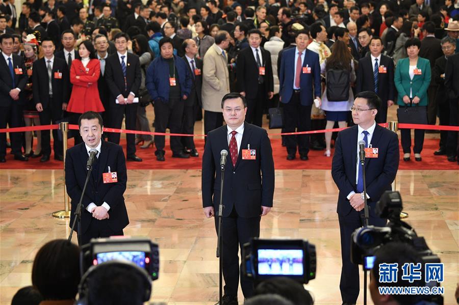 （兩會(huì)·XHDW）（8）全國人大代表接受采訪