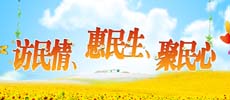 訪民情、惠民生、聚民心