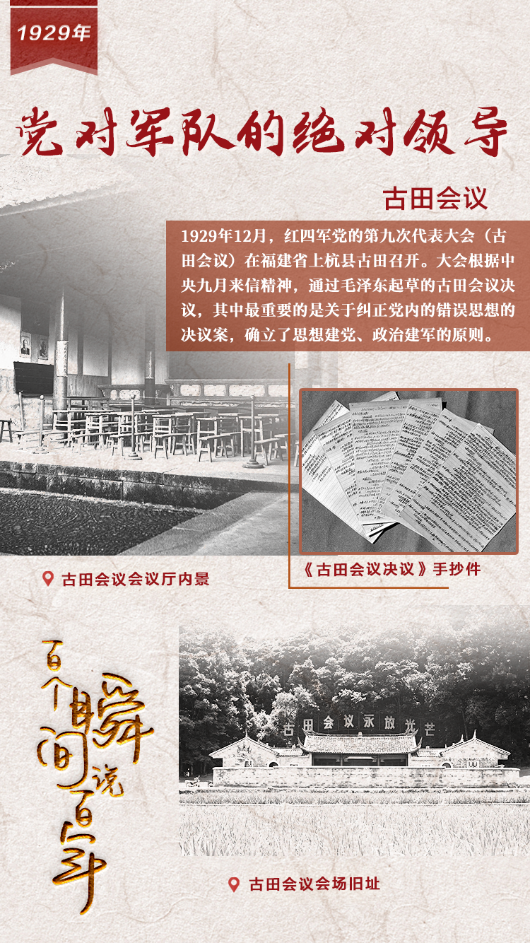 1929，黨對(duì)軍隊(duì)的絕對(duì)領(lǐng)導(dǎo)