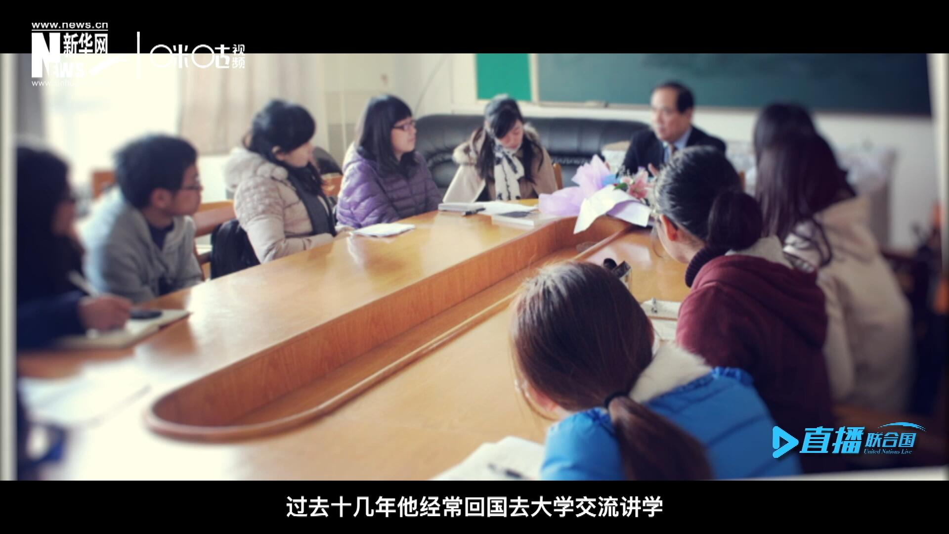 過去十幾年陳峰經?；貒ゴ髮W交流講學，給年輕人分享他學習、工作和生活的故事。