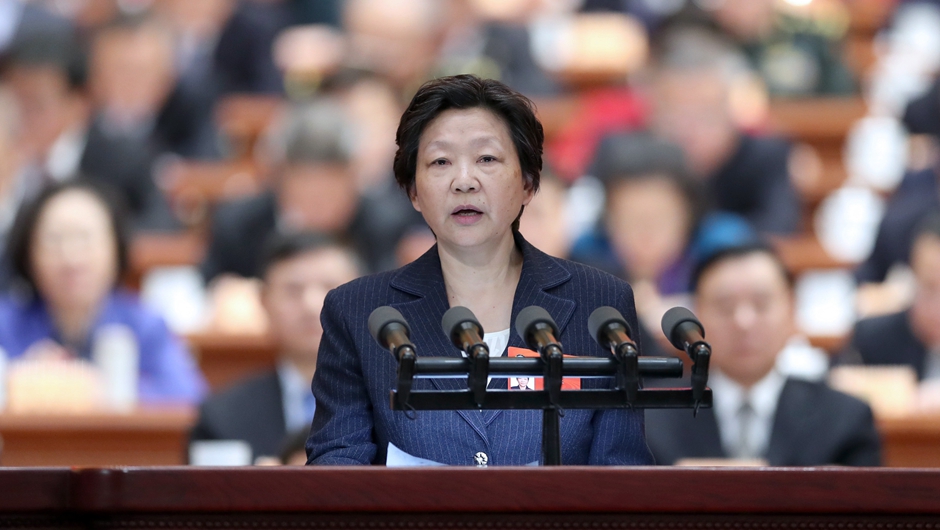 全國政協(xié)人口資源環(huán)境委員會(huì)副主任，九三學(xué)社中央副主席 印紅