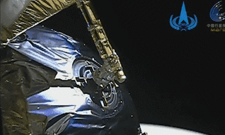 “天問(wèn)一號(hào)”探測(cè)器火星捕獲過(guò)程影像來(lái)了！