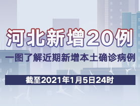 河北新增20例，一圖了解近期新增本土確診病例