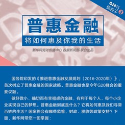 【G20系列圖解】普惠金融將如何惠及你我的生活？